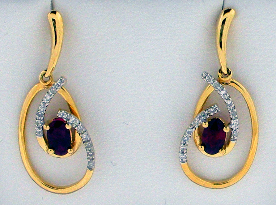 Gemstone Earring