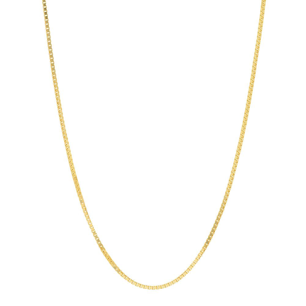 20" 10k Yellow Gold 0.8mm Box Chain