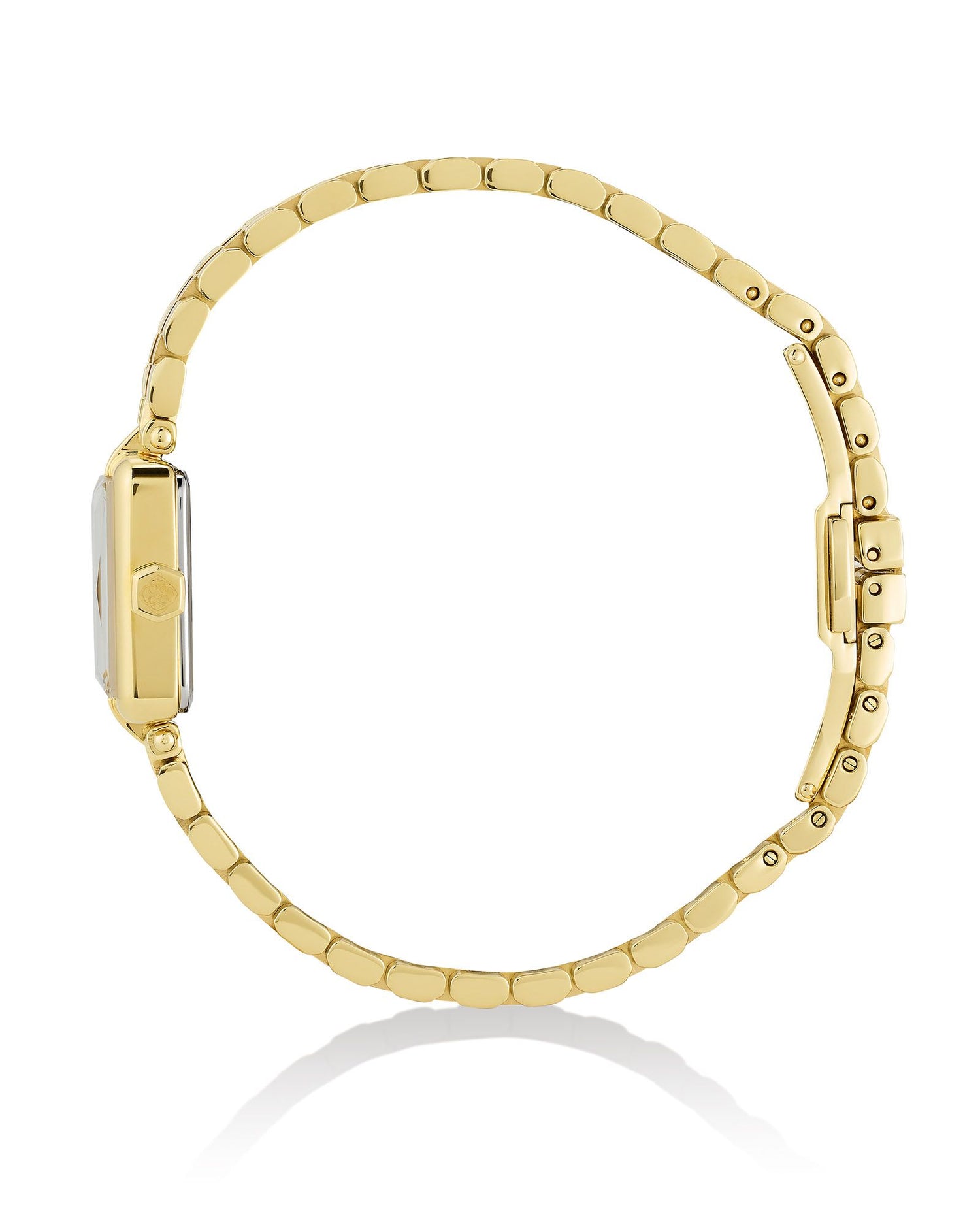 Adela Watch - Gold Black Mother of Pearl