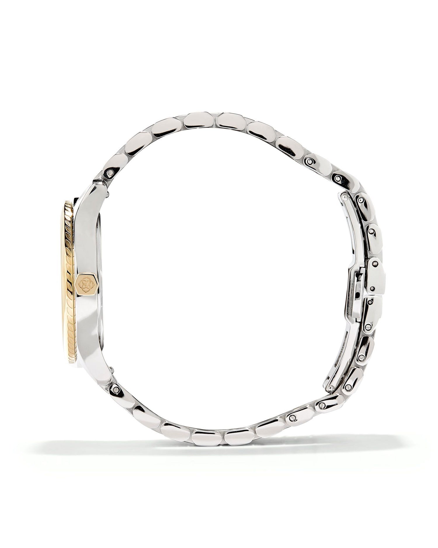 Alex 35mm Watch - Two Tone Ivory Mother of Pearl