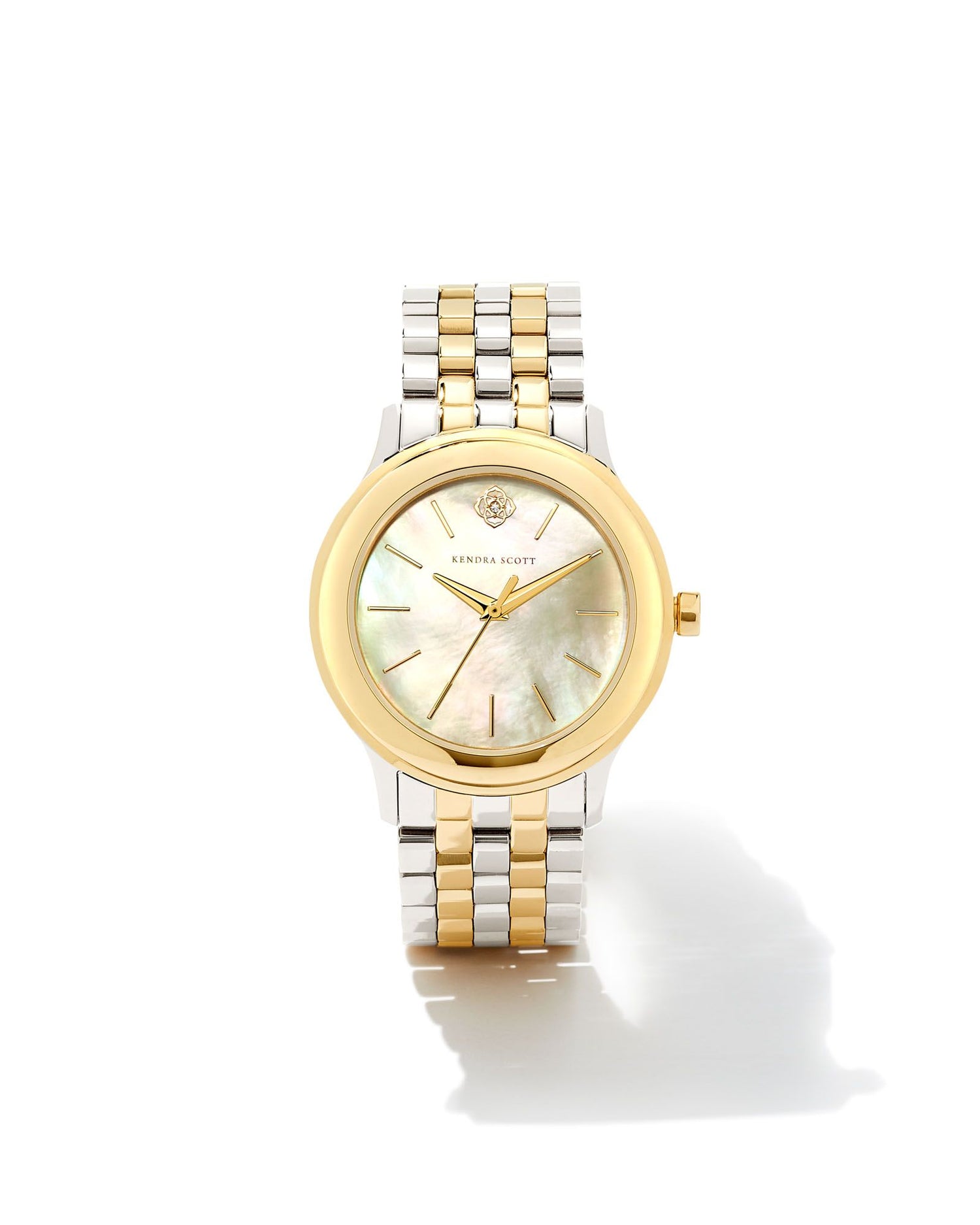 Alex 35mm Watch - Two Tone Ivory Mother of Pearl