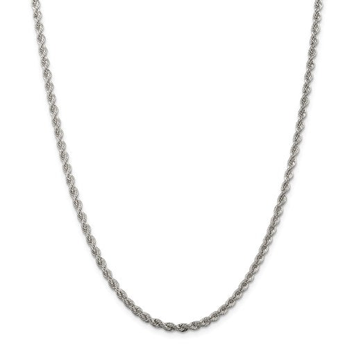 Sterling Silver 22" 3.00 mm Rope Chain