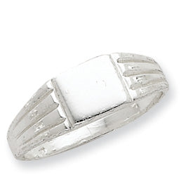 SS Square Signet Ring