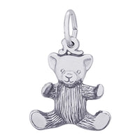 Sterling Silver Teddy Bear Charm