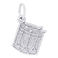 Sterling Silver Drum Charm