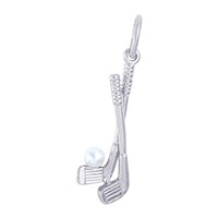 Sterling Silver Golf Clubs Charm