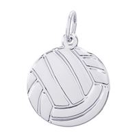 Sterling Silver Volleyball Charm