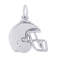 Sterling Silver Football Helmet Charm