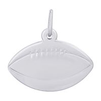Sterling Silver Football Charm