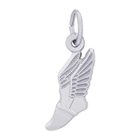 Sterling Silver Winged Shoe Charm