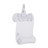 Sterling Silver Diploma Charm