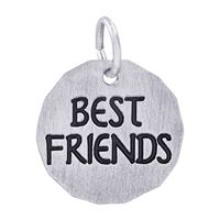 Sterling Silver Best Friends Charm