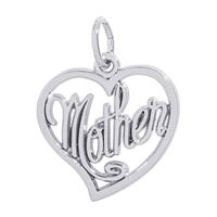 Sterling Silver Mother Charm