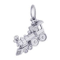 Sterling Silver Train Charm