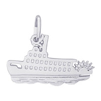 Sterling Silver Riverboat Charm