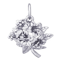 Sterling Silver Azalea Charm