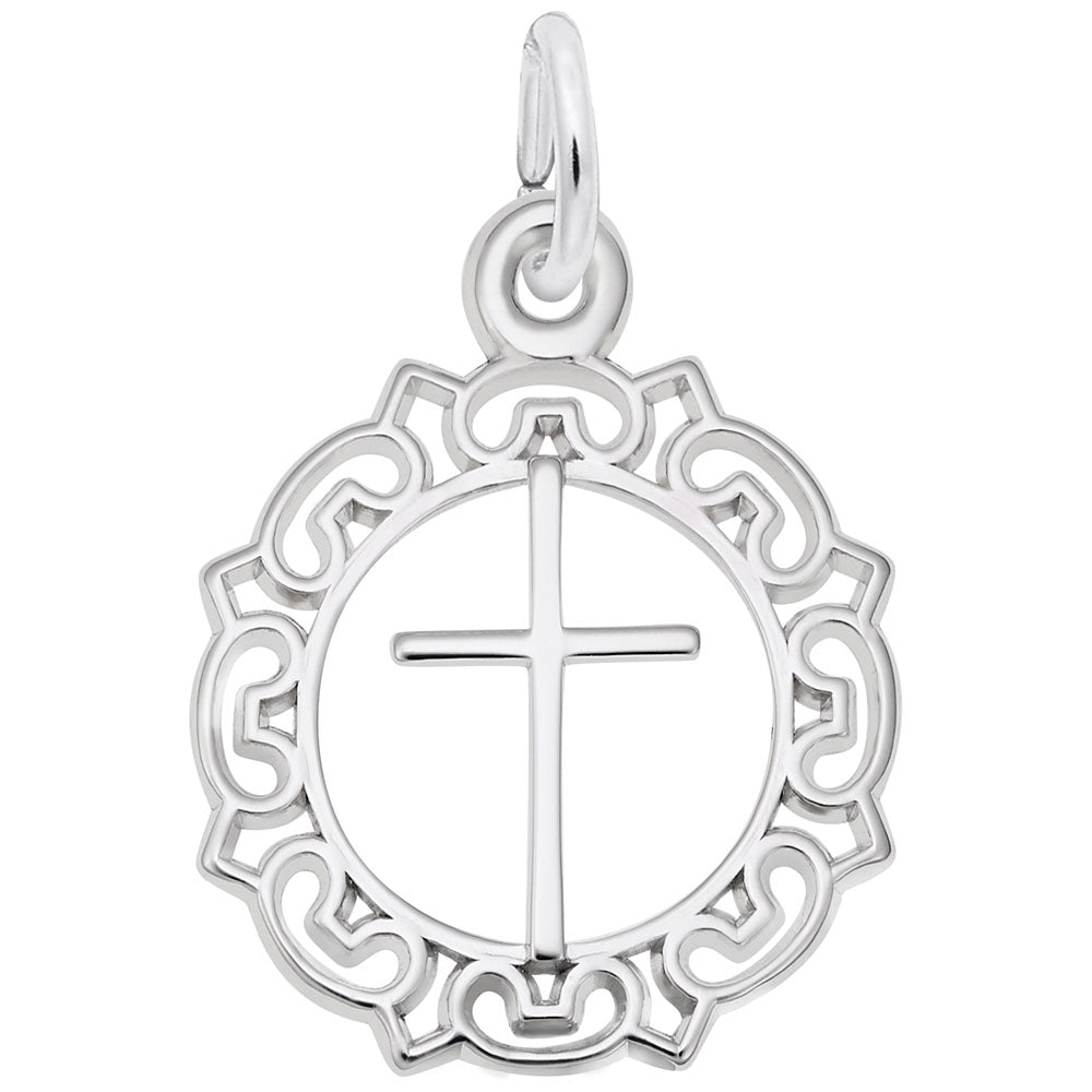 Sterling Silver Cross Charm
