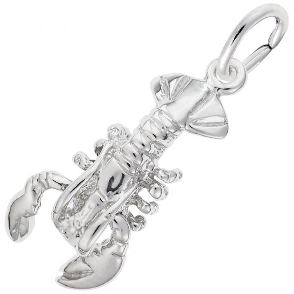 Sterling Silver  Lobster Charm