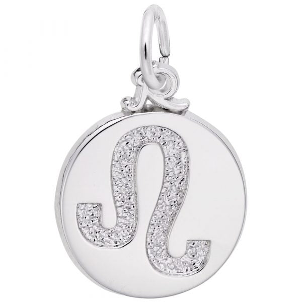Sterling Silver Zodiac Symbol Charm- Leo
