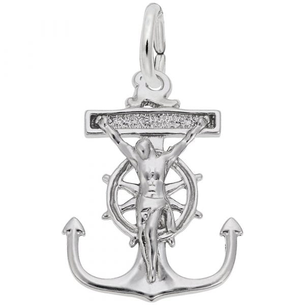 Sterling Silver Mariner's Cross Charm