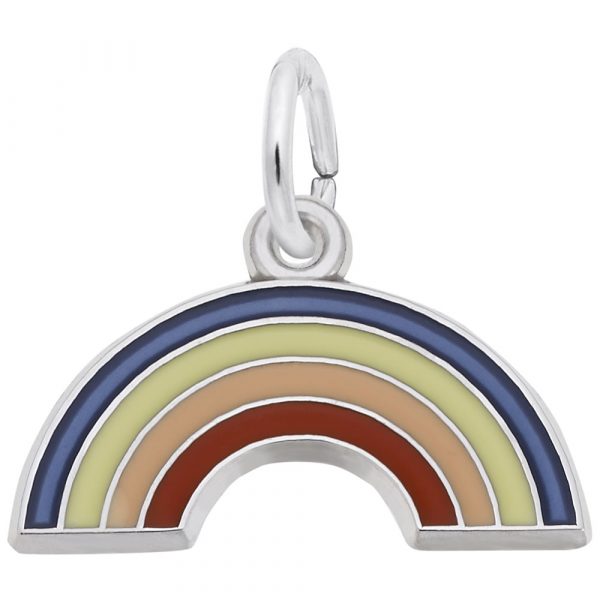 Sterling Silver Rainbow Charm