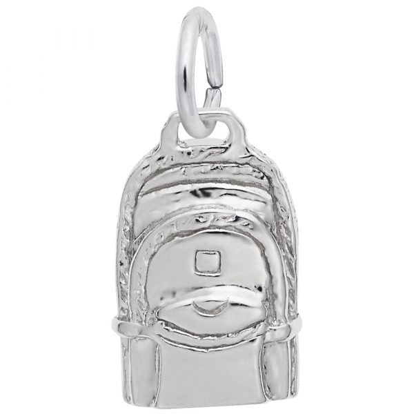 Sterling Silver Backpack Charm