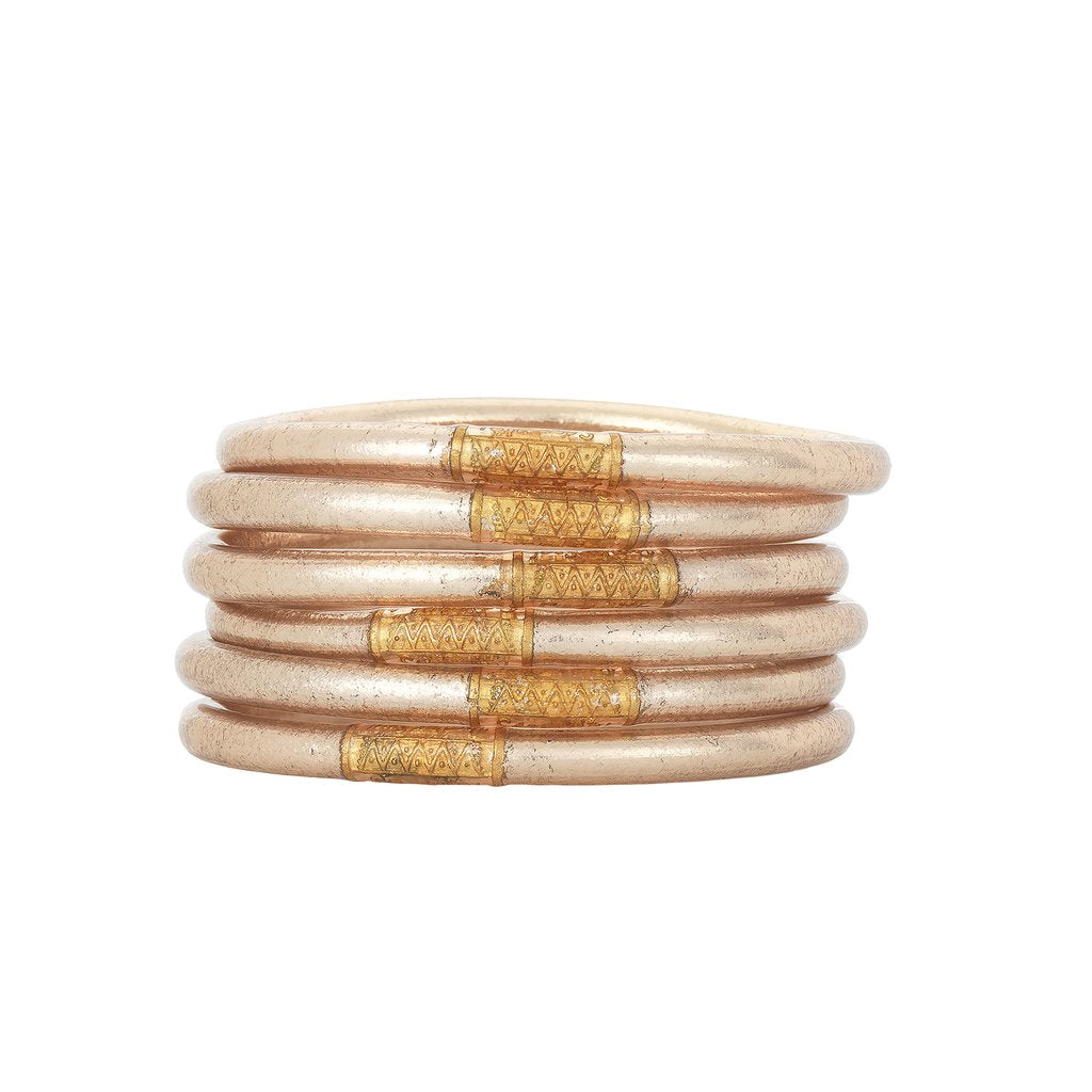 BuDahGirl Glitter Bangles- Champagne- Medium