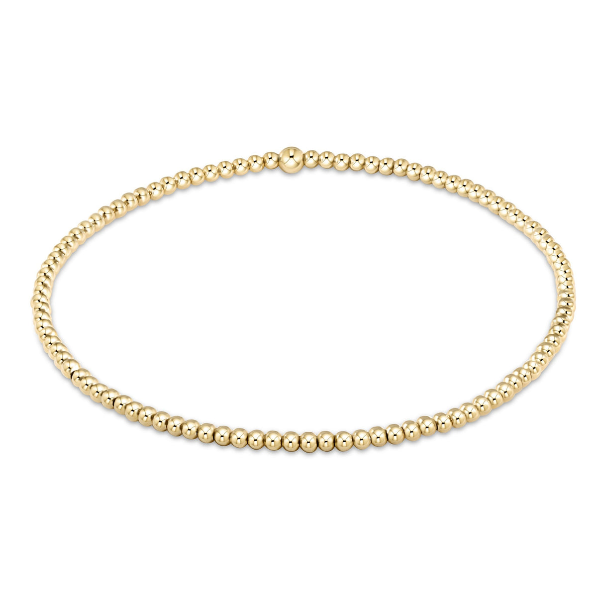 Classic Gold 5mm Bead Bracelet