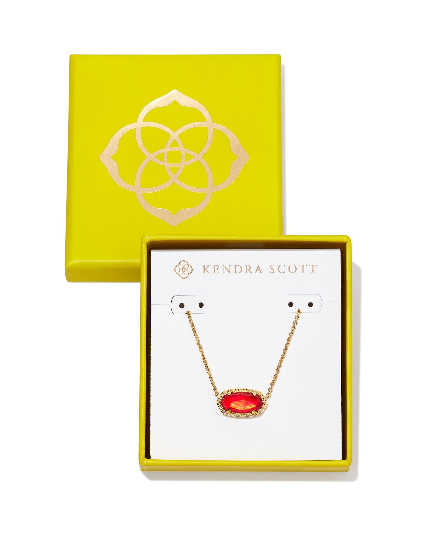 Elisa Necklace - Red Illusion