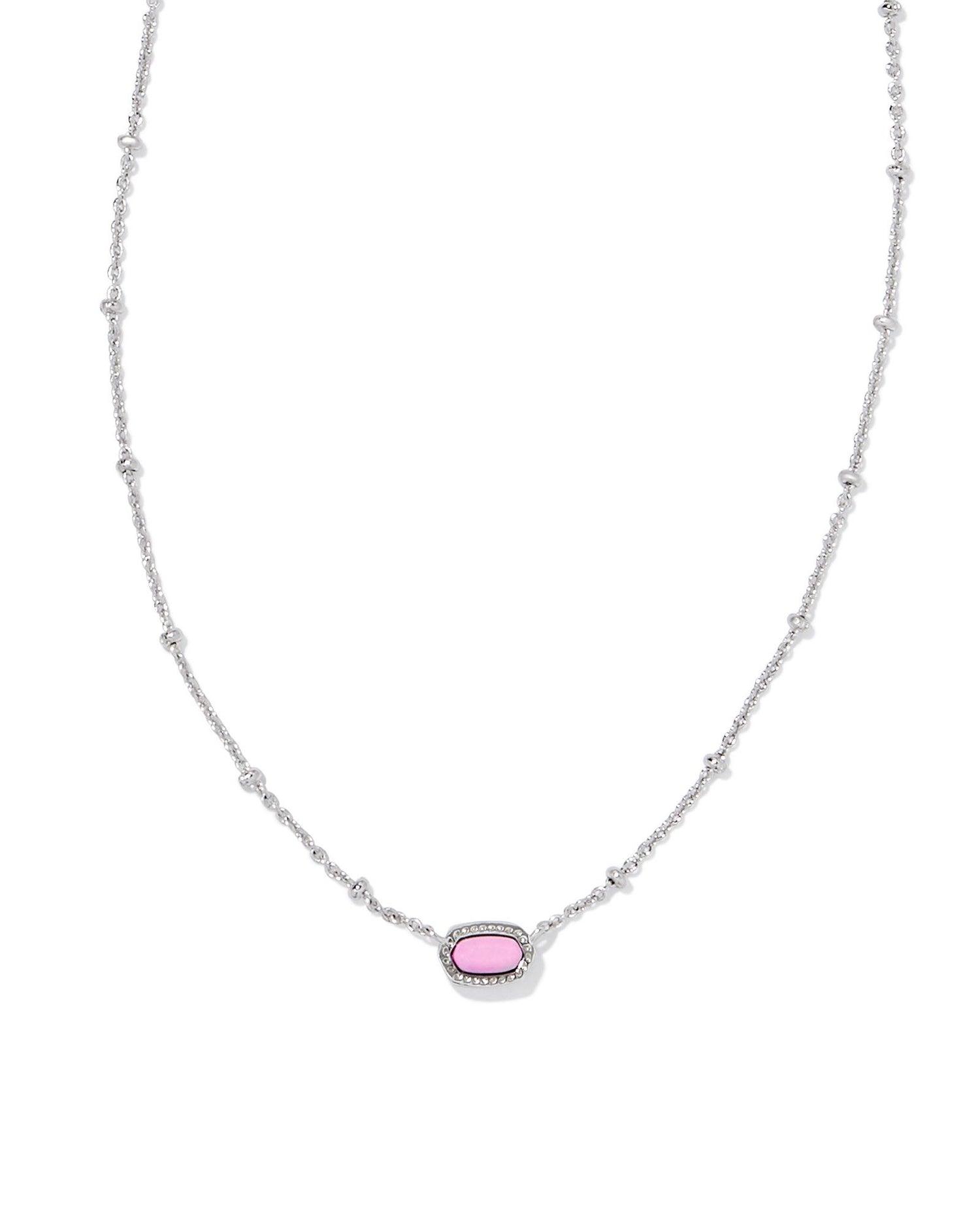 Mini Elisa Necklace- Pink Magnesite
