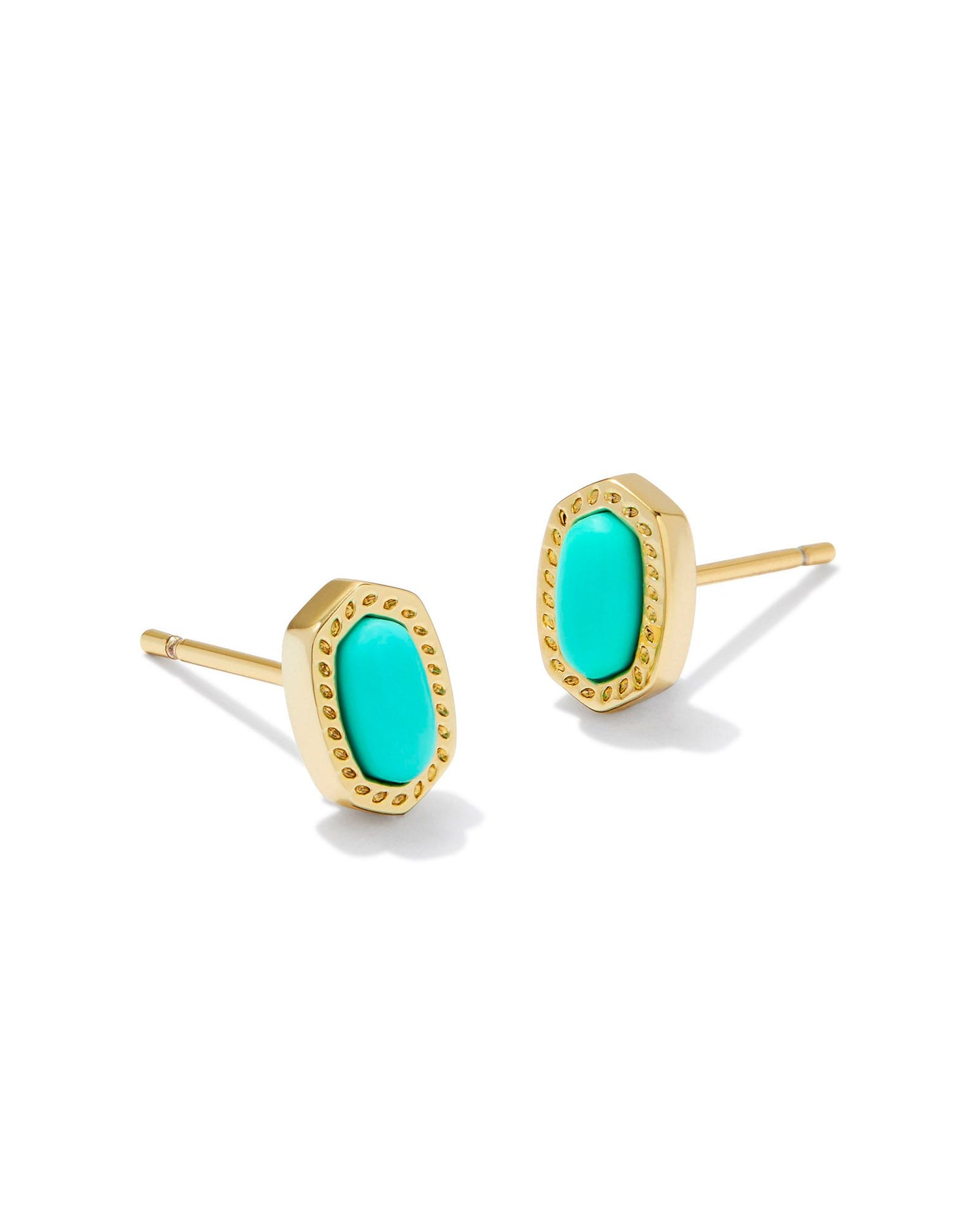Mini Ellie Stud Earring- Mint Magnesite