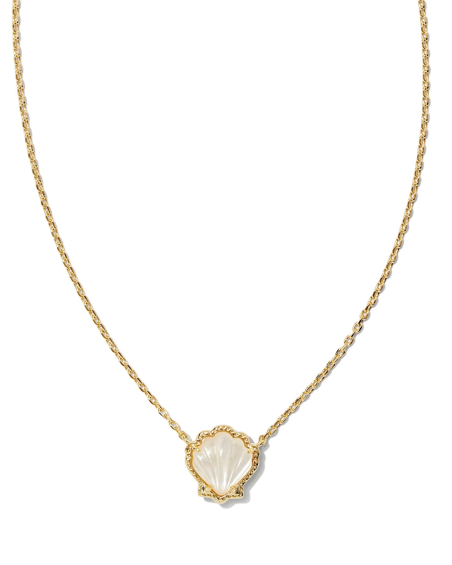 Brynee Shell Necklace- Ivory Mother of Pearl