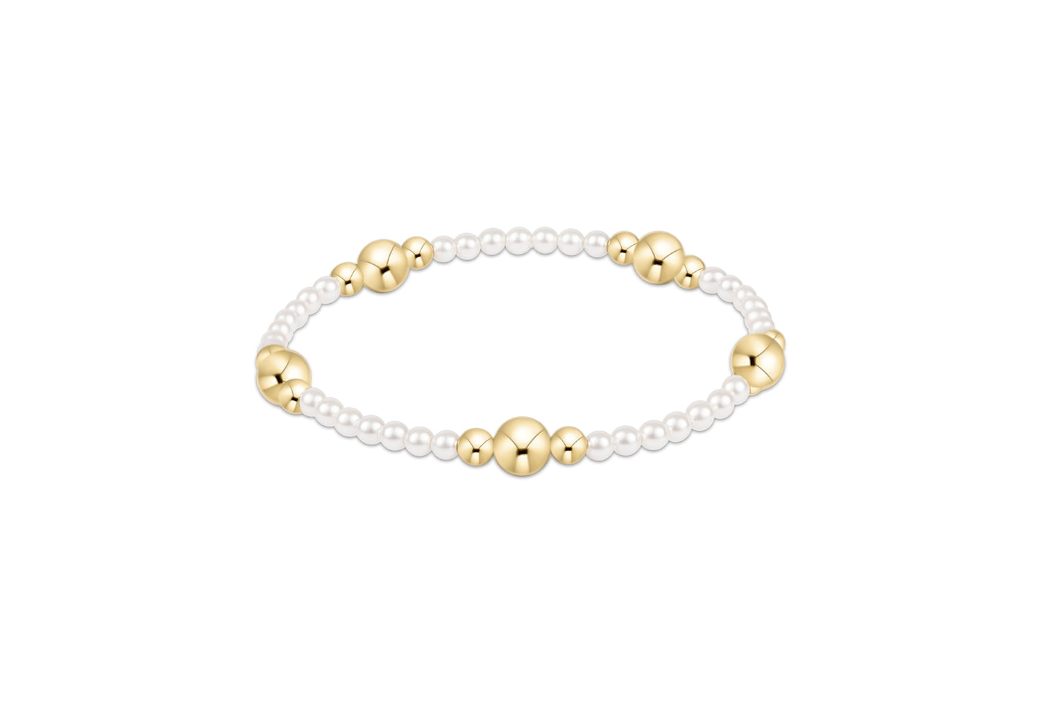 Purpose Gold 6mm Pearl Bracelet