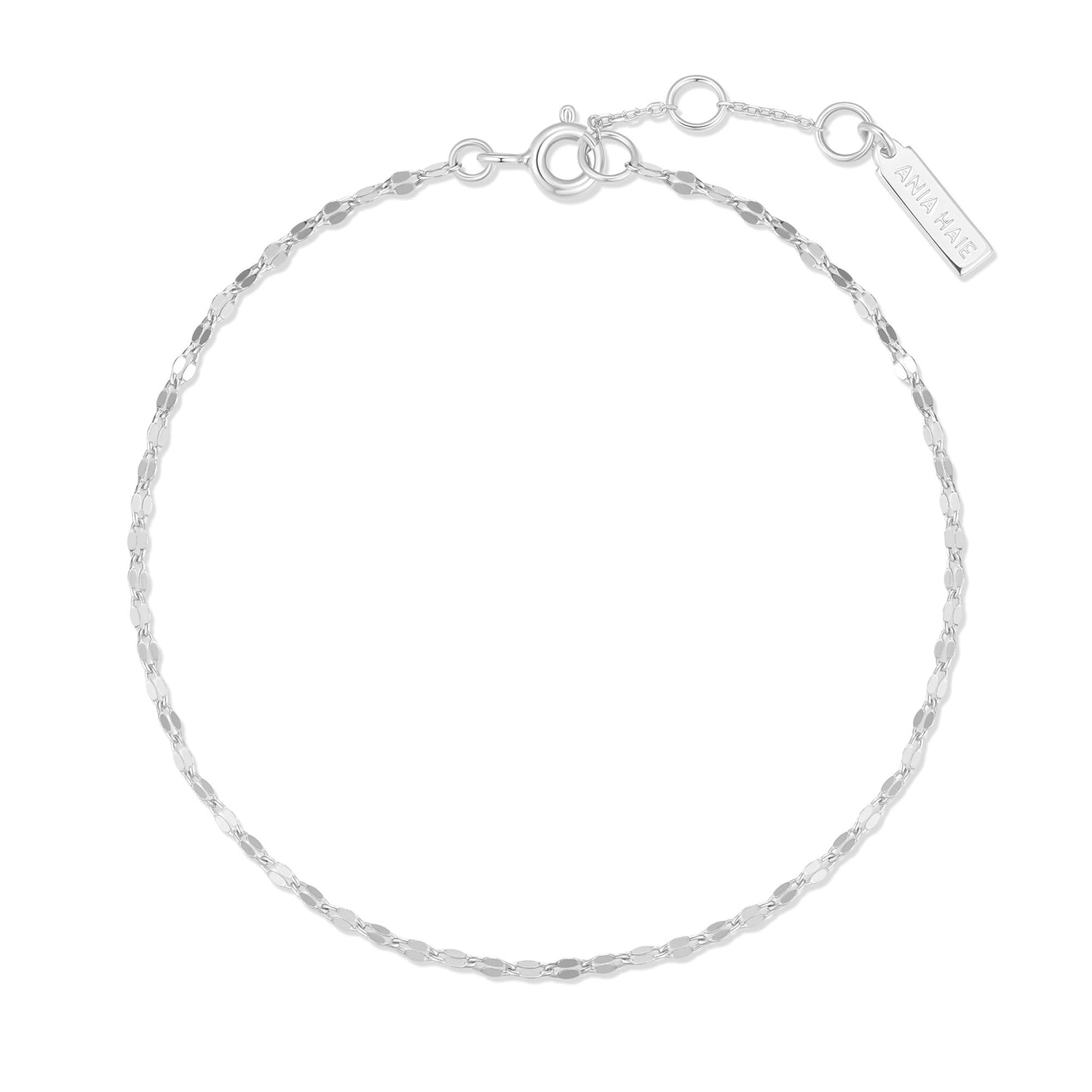 Ripple Joy Silver Textured Chain Bracelet