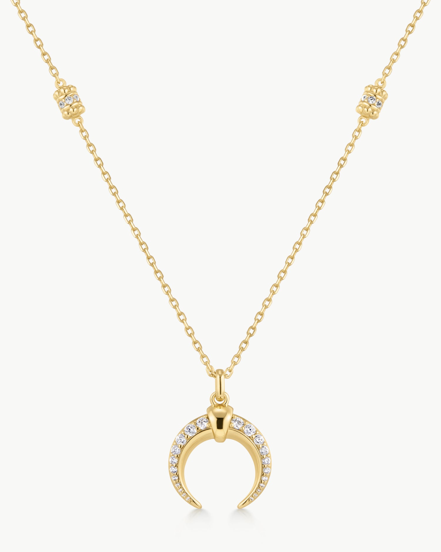Tide Echo Gold Reversible Horn Necklace