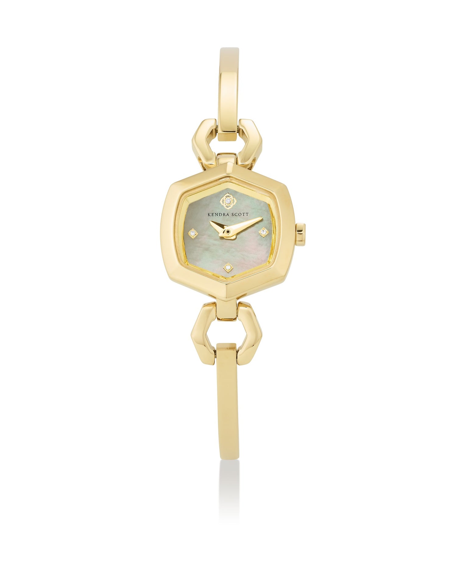Davie Bangle Watch Gold Ivory Mother of Pearl