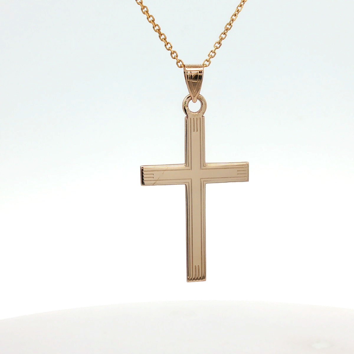 14K Yellow Gold Pre-Owned Cross Pendant