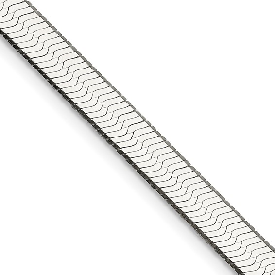 22" Sterling Silver 7mm Magic Herringbone Chain