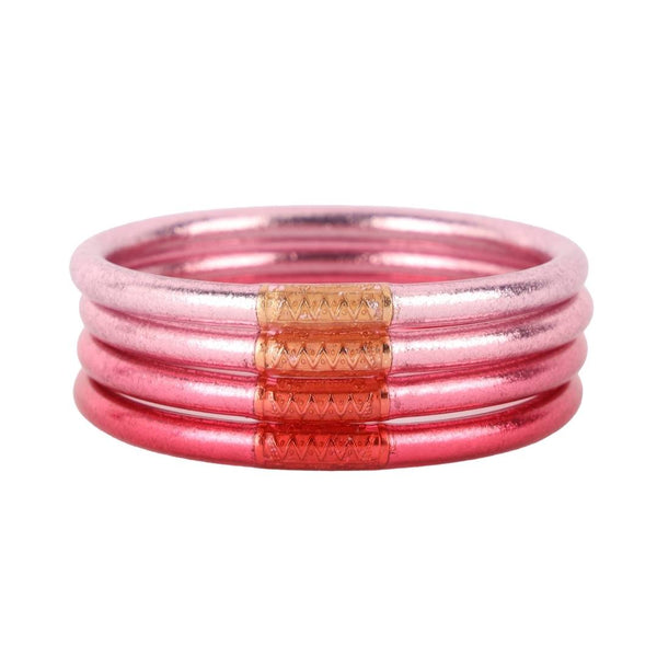 BuDahGirl Glitter Bangles- Pink- Large
