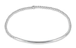 Classic Sterling Silver 2mm Bliss Bar Bracelet
