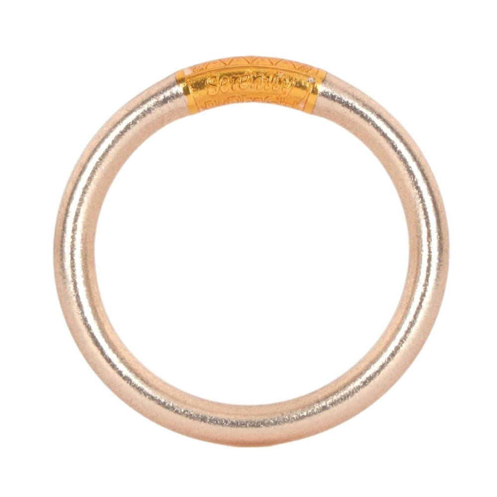 BuDahGirl Glitter Bangles- Champagne Single- Medium