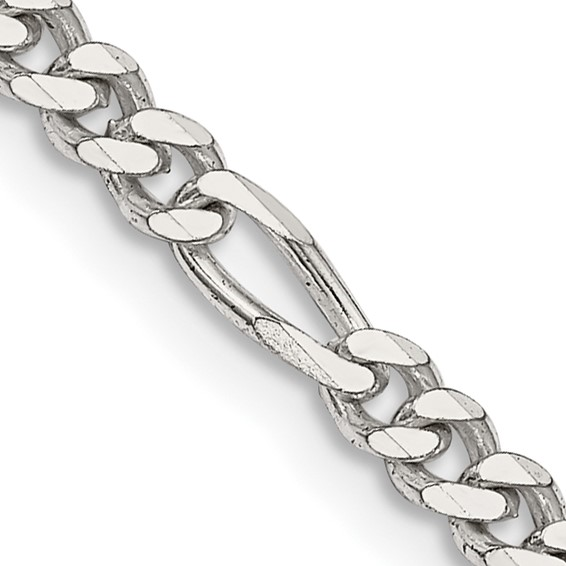Sterling Silver 16" Figaro Chain