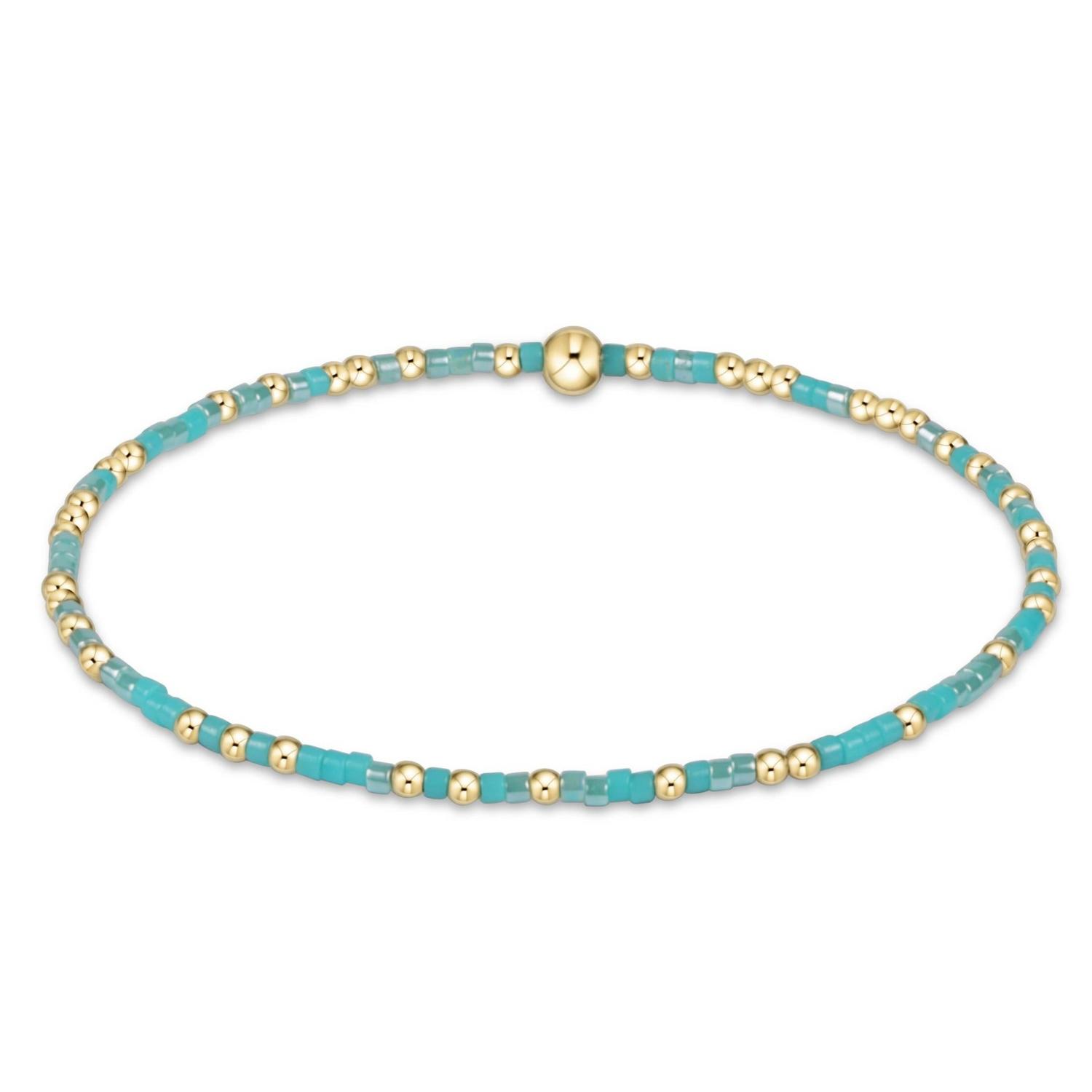 Extends Hope Unwritten Pattern Bracelet- Turq It Girl