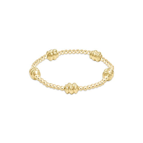 Extends Admire Gold 3mm Beaded Bracelet