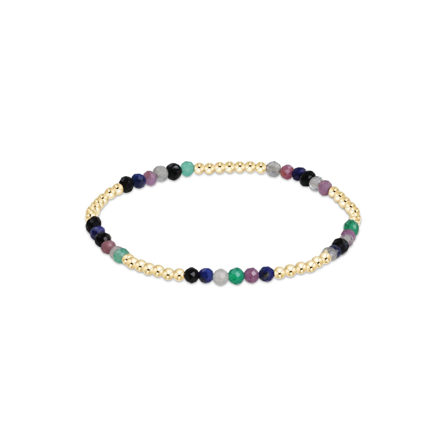 2.5mm Blissful Gold Bead Bracelet- Hot Mess Fall/Winter