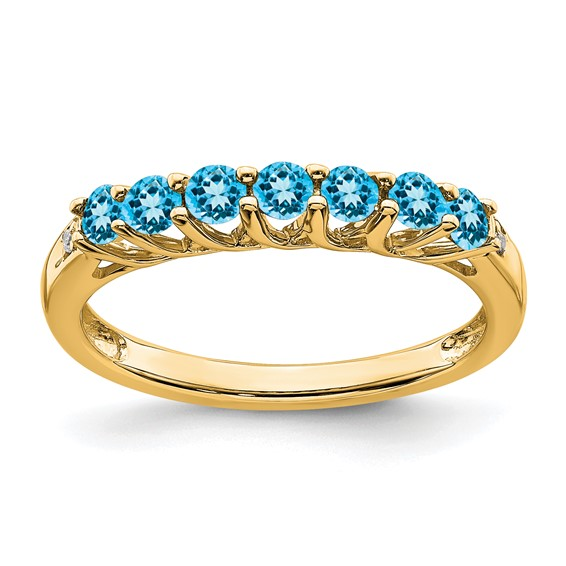 "Carol" Blue Topaz