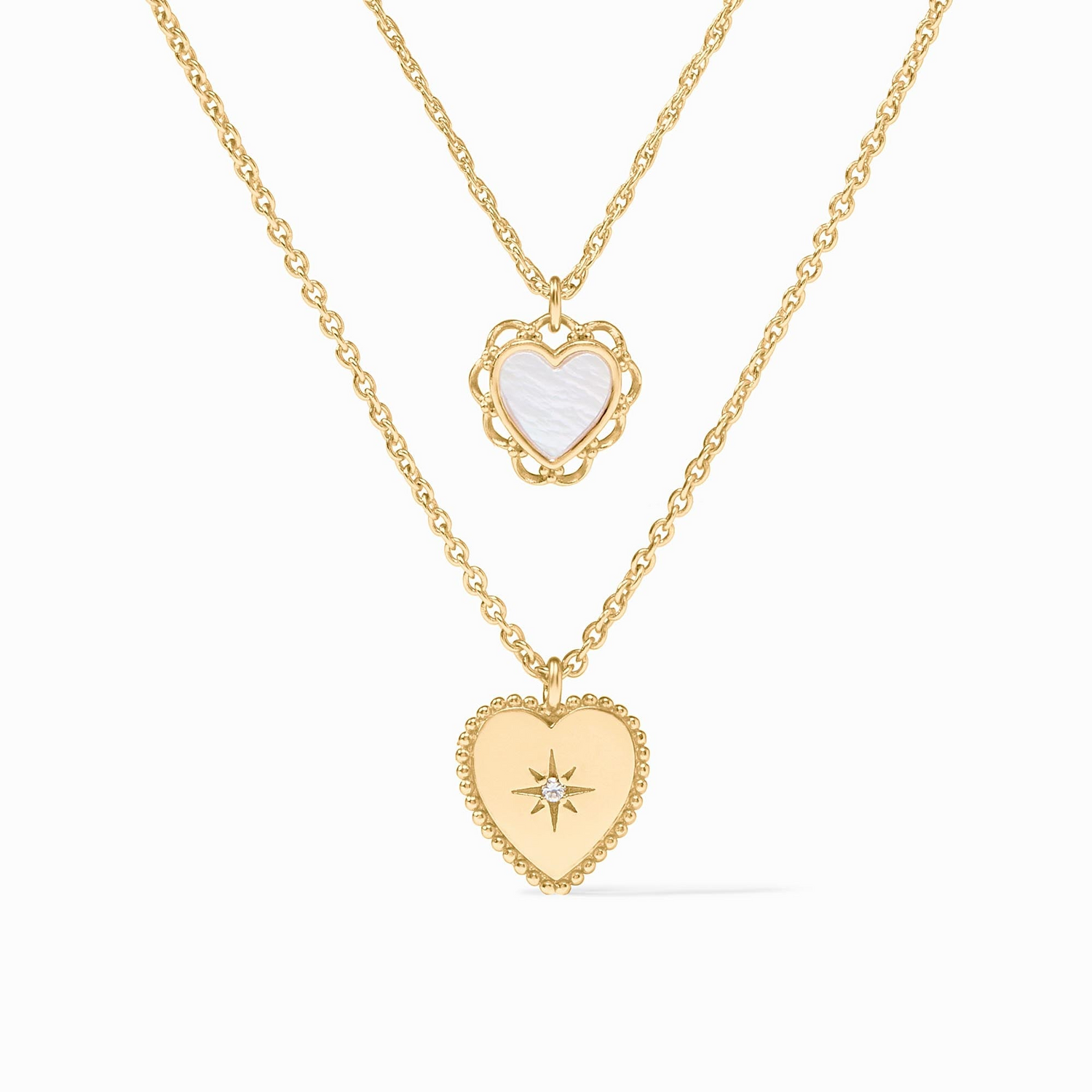 Heart Duo Delicate Necklace