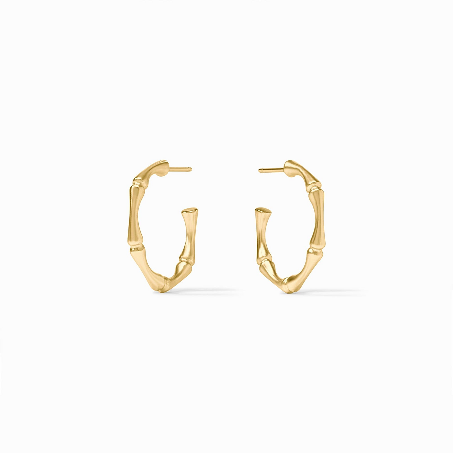 Bamboo Hoop Earrings- Large