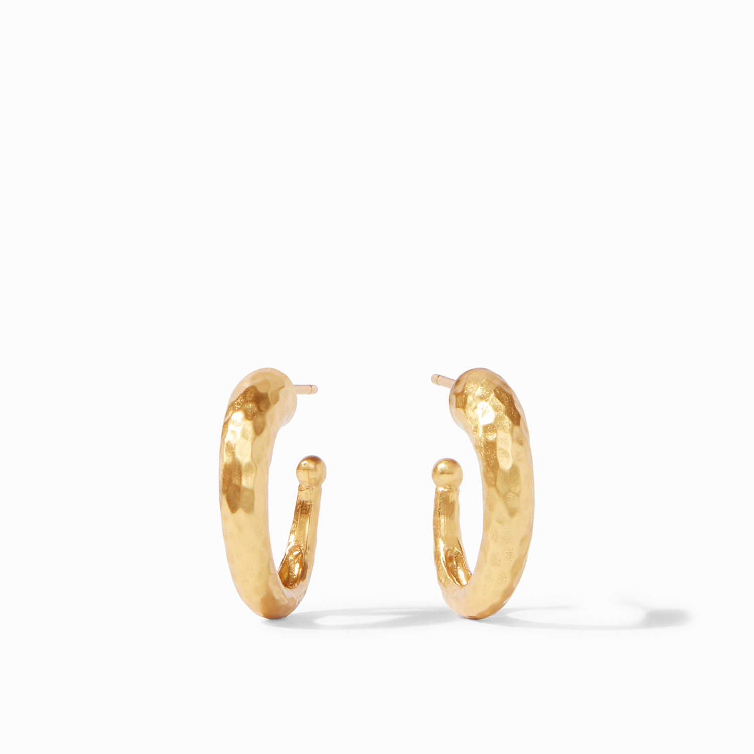 Hammered Hoop - Gold - Medium