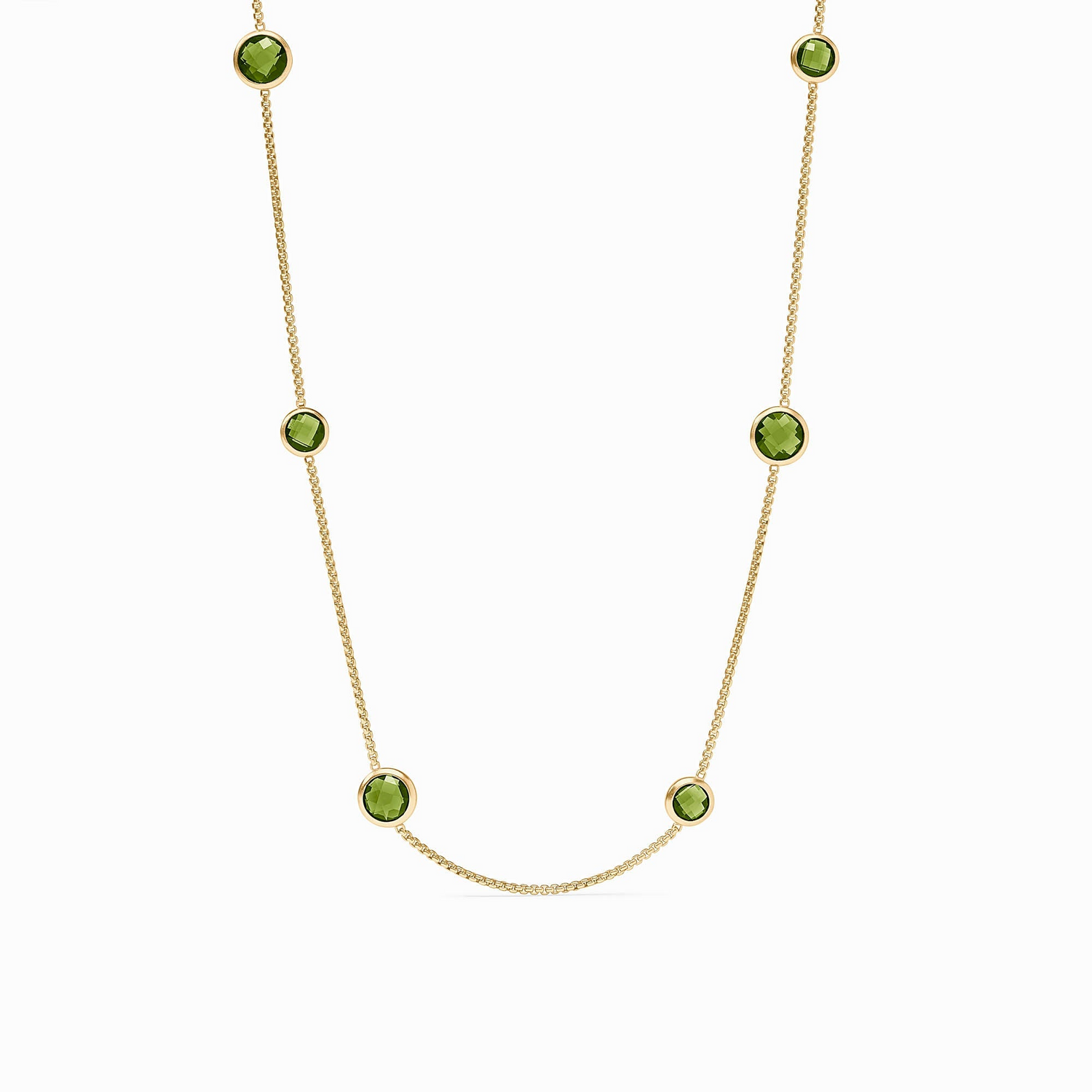 Rainbow Station Necklace - Palmetto Green